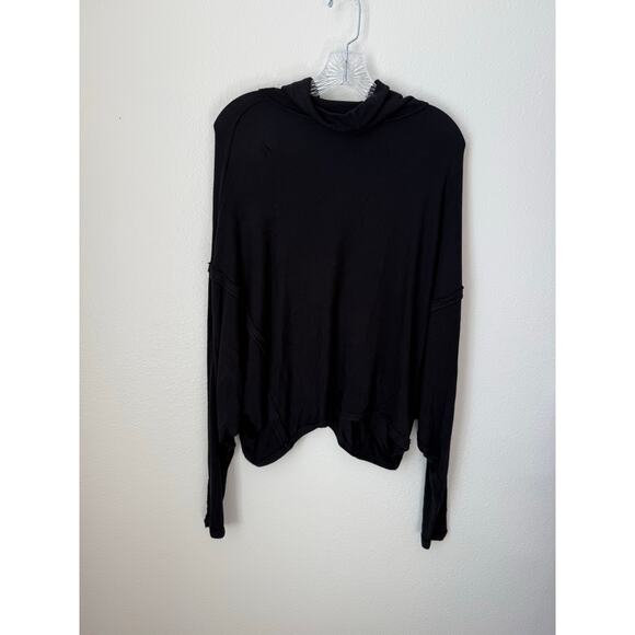 Free People Alameda Turtleneck Black Sweater Top Size Small - Picture 3 of 7